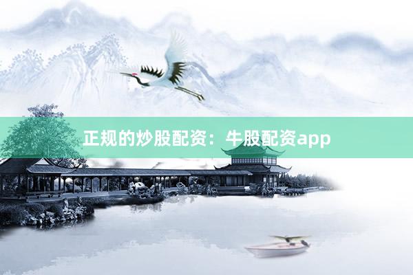 正规的炒股配资：牛股配资app