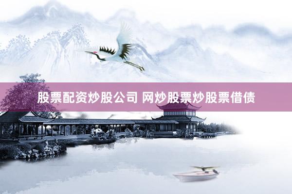 股票配资炒股公司 网炒股票炒股票借债