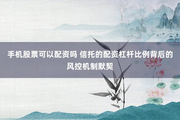 手机股票可以配资吗 信托的配资杠杆比例背后的风控机制默契