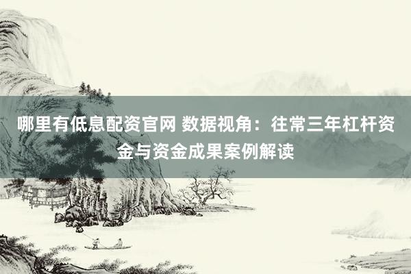 哪里有低息配资官网 数据视角：往常三年杠杆资金与资金成果案例解读